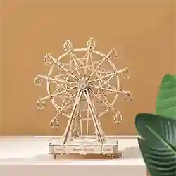 پازل سه بعدی چوبی همراه با جعبه موسیقی