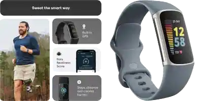 دستبند وضعیت سلامتی فیت بیت با 6 ماه اکانت پرمیوم